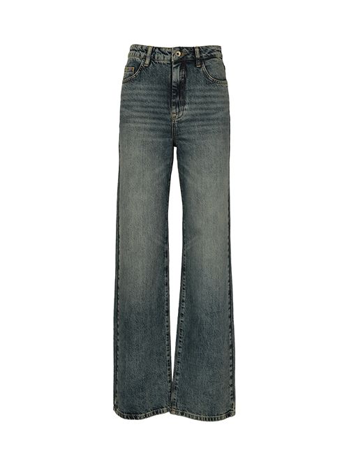 Jeans dritti a vita alta in tela denim Patrizia Pepe | 8P0487 D1WZBCA25